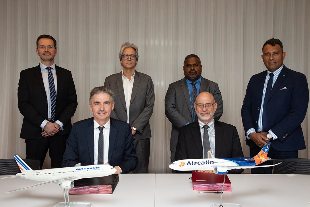 Aircalin et Air France signent un accord de partage de codes