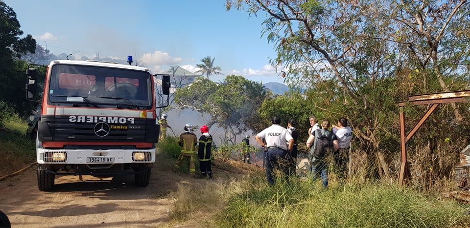 Incendie au Faubourg Blanchot cet après-midi