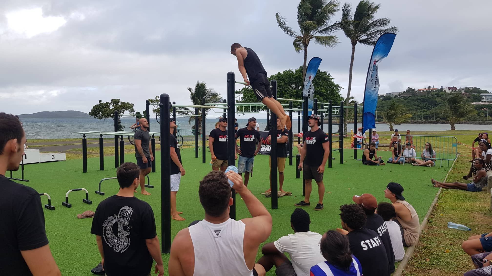 Première compétition de street workout à Ste Marie