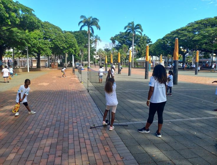 La place des cocotiers aux fans de tennis !