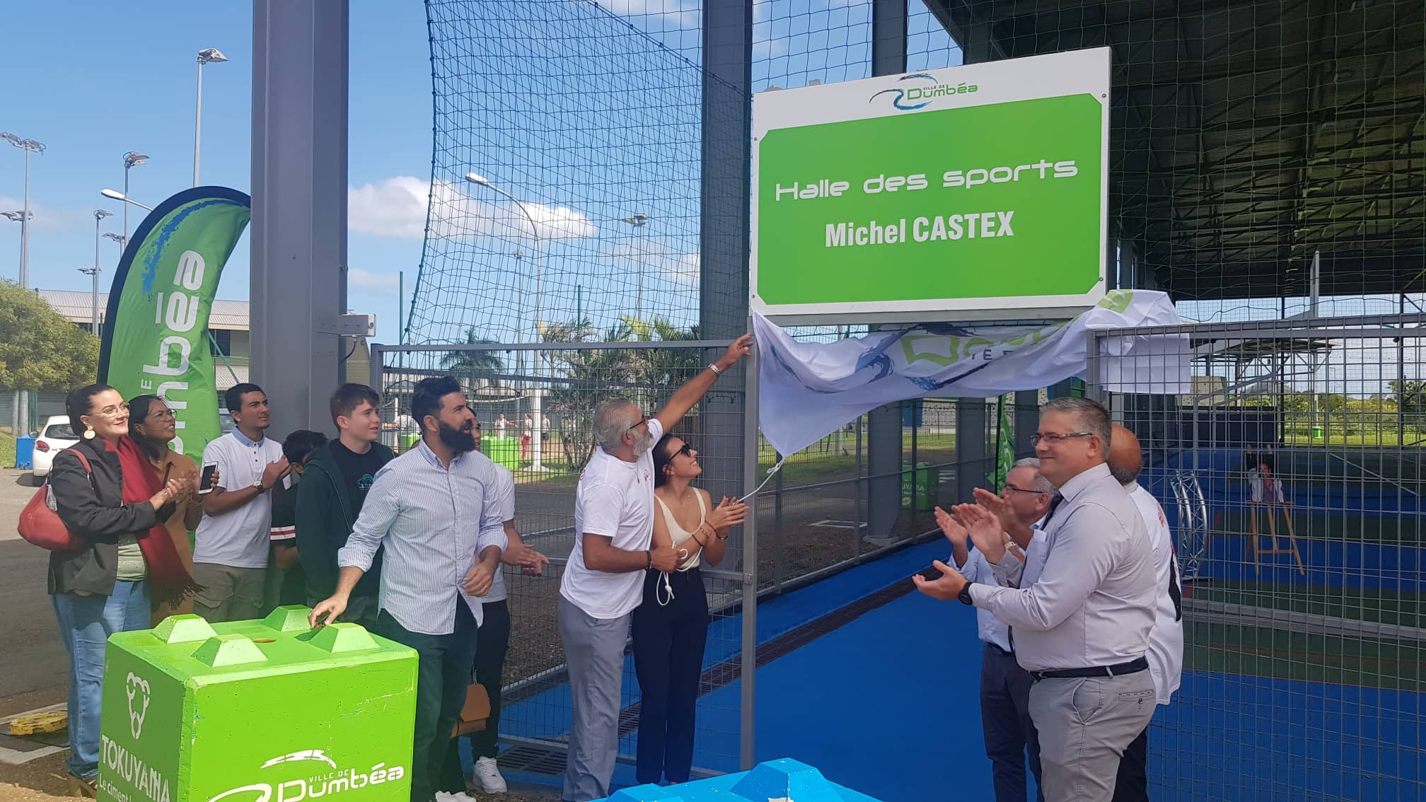 La halle des sports de Koutio porte désormais le nom de Michel Castex