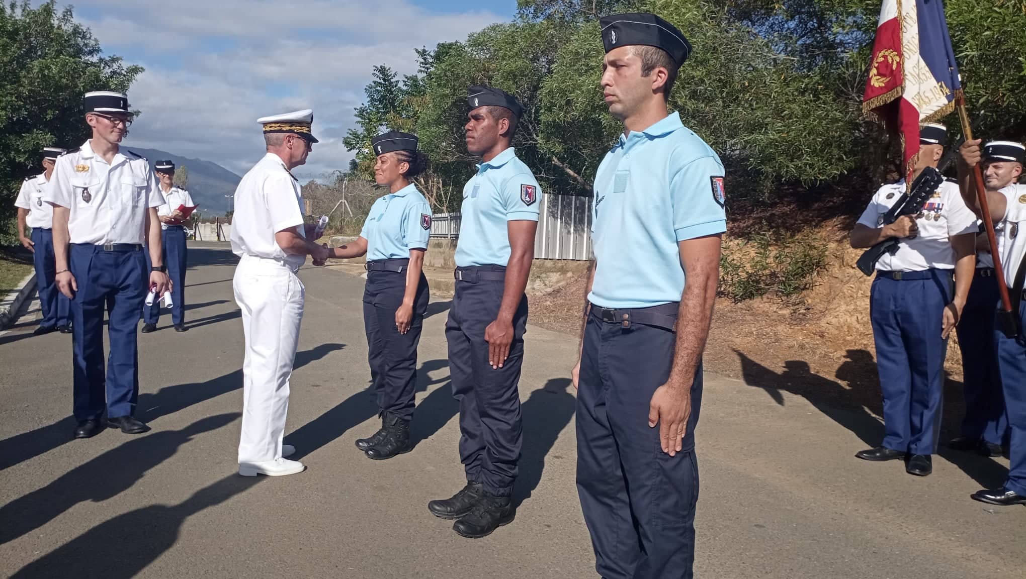 17 jeunes calédoniens intègrent le rang des gendarmes adjoints volontaires