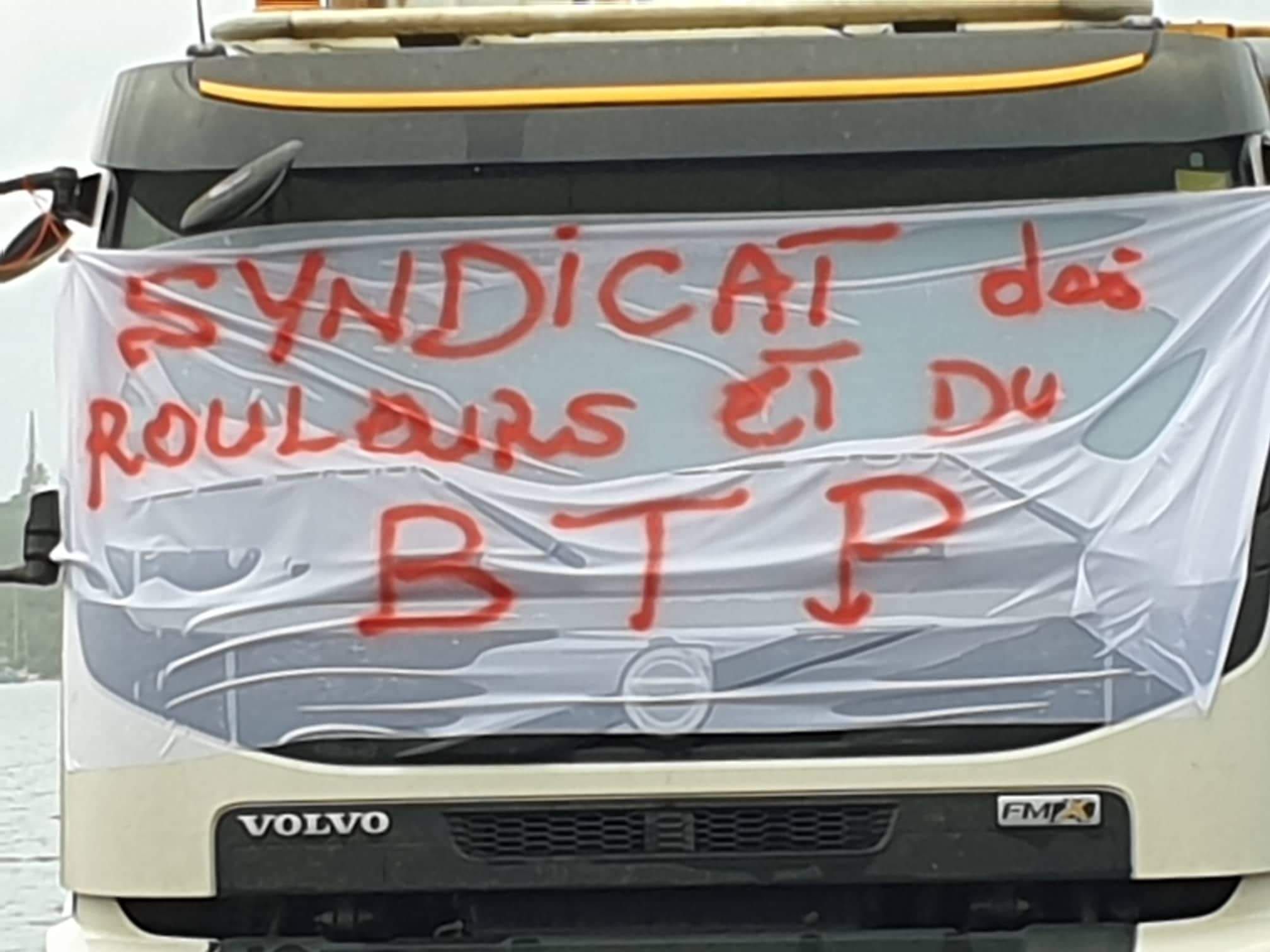 Le syndicat des rouleurs et du BTP mobilisé