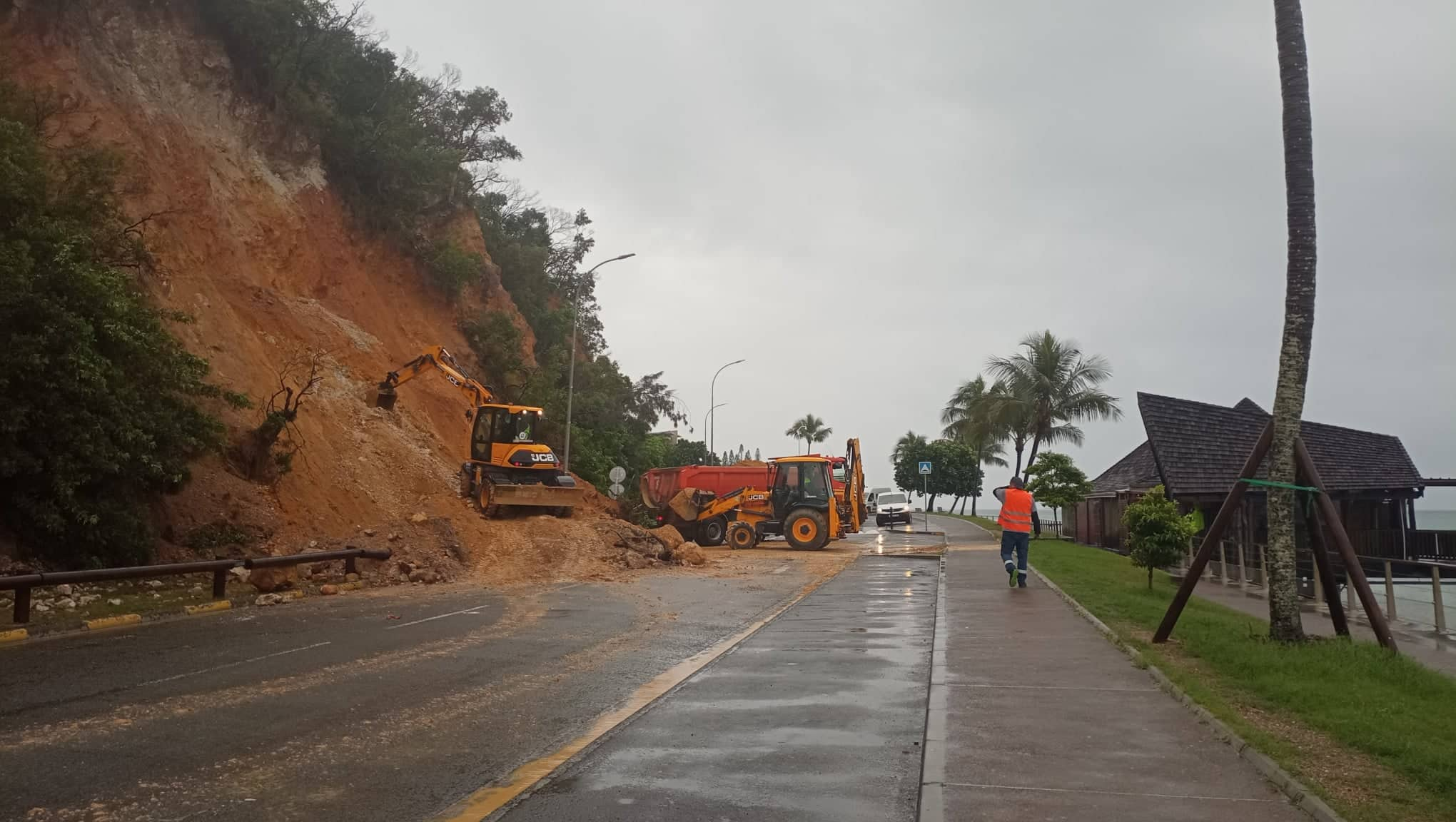 Un éboulement ce matin au Ouen Toro à Nouméa