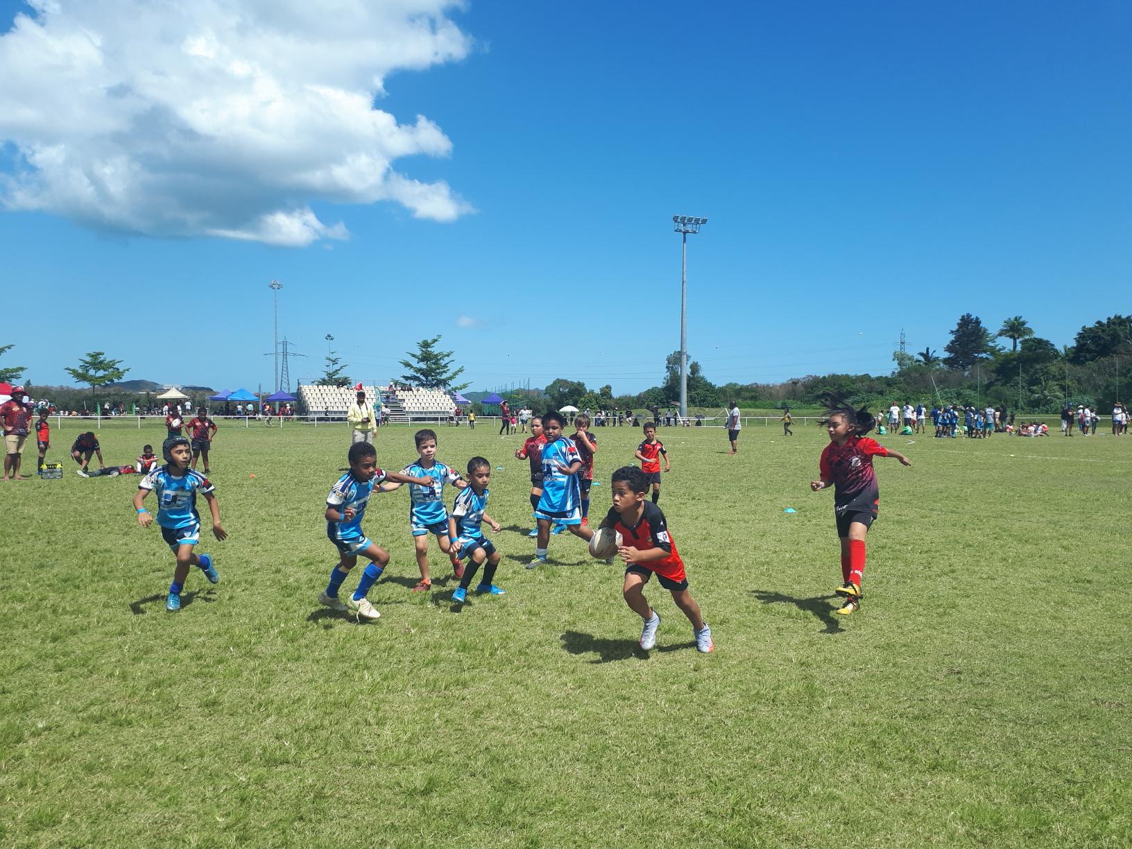 Essai transformé pour la fête du rugby de Dumbéa !