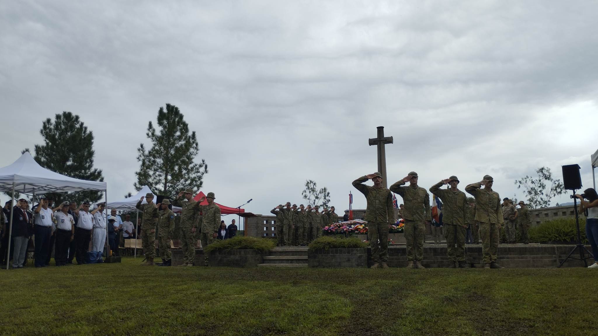 LA COMMEMORATION DE L'ANZAC AU CIMETIERE DE NESSADIOU