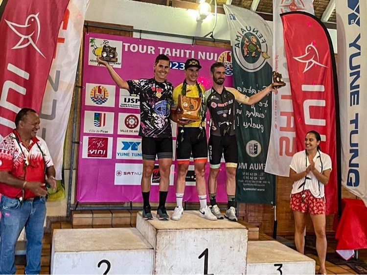 Doublé calédonien sur le Tour cycliste de Tahiti !