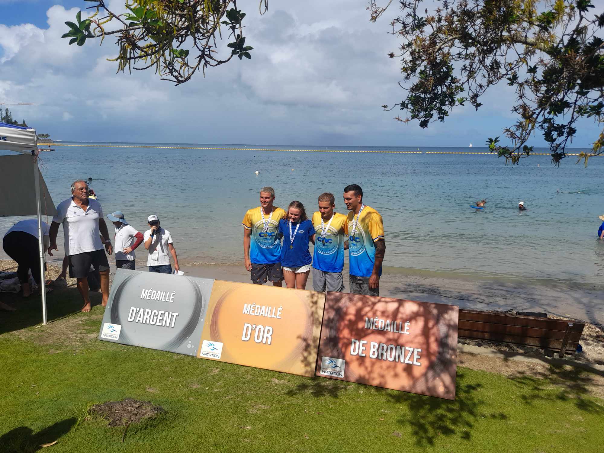 Retour réussi pour l'eau libre en baie des citrons