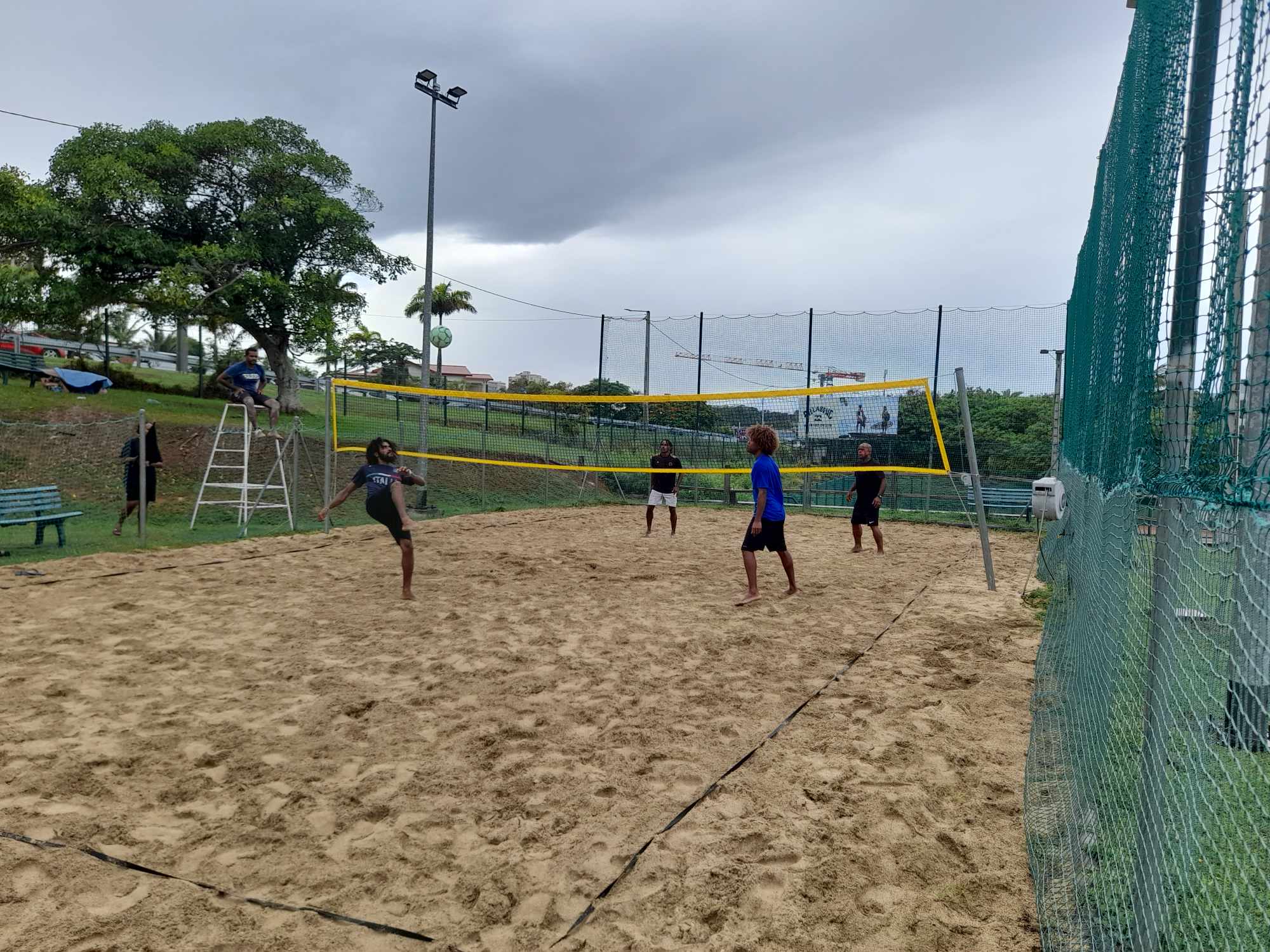 Le foot-volley a fait le spectacle dimanche