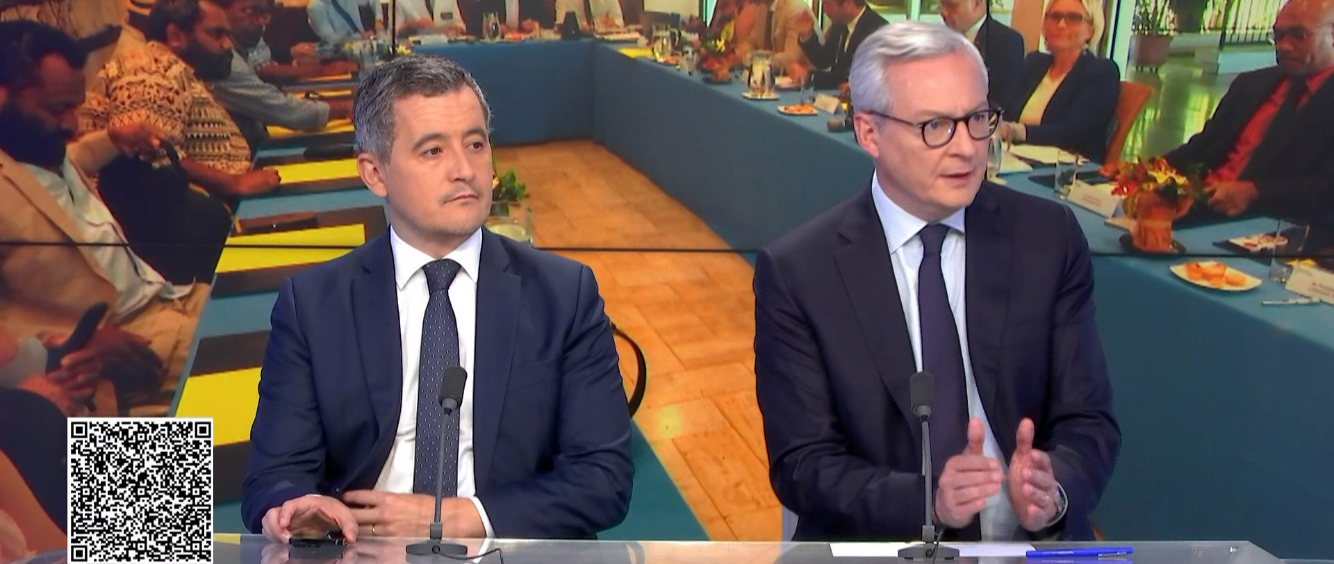 Entretien avec Gérald Darmanin et Bruno Le Maire