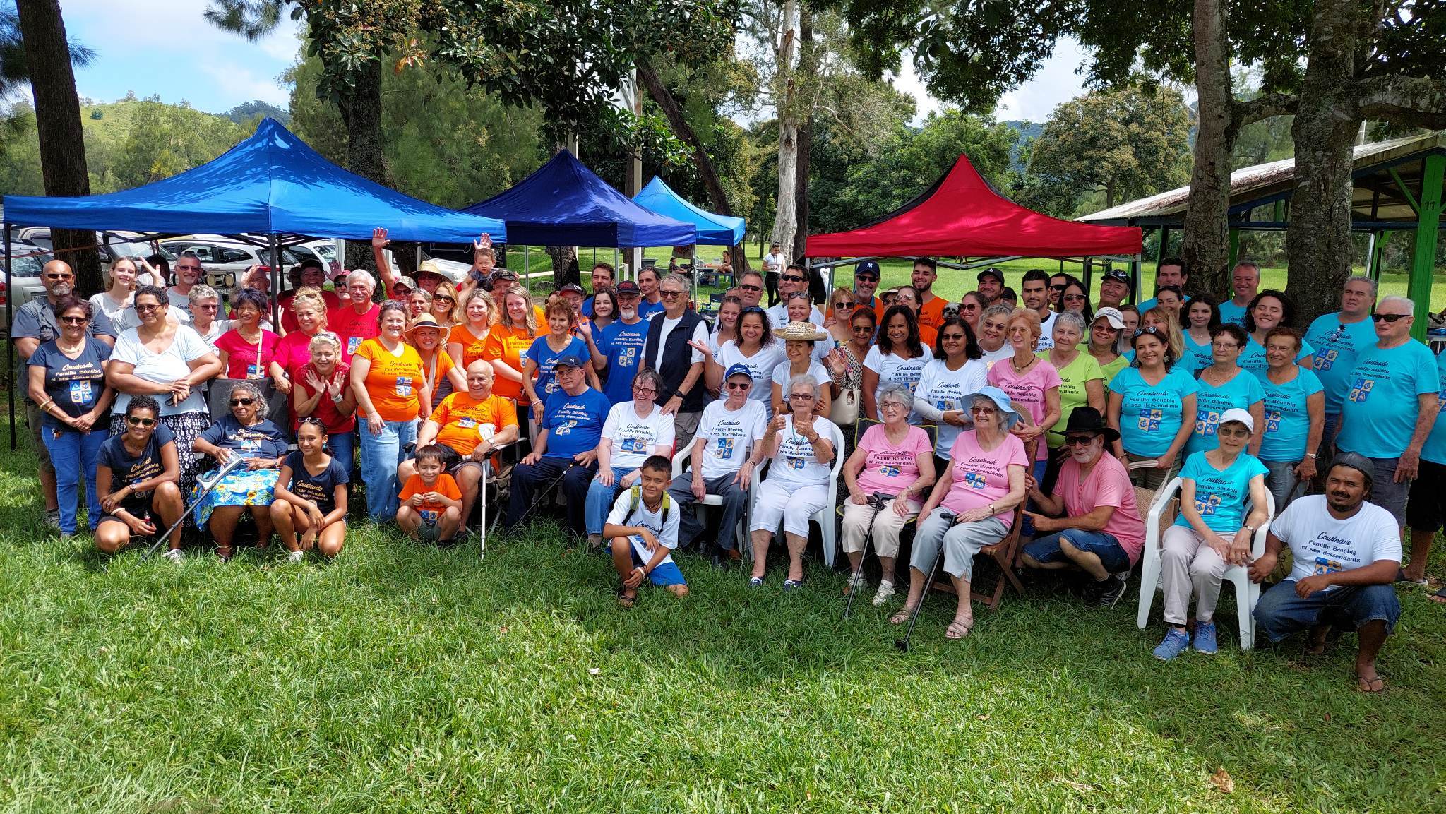 Cousinade de la famille Bénébig au Parc Fayard