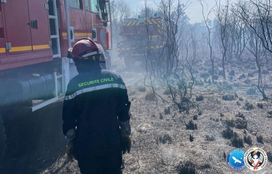 Feu Pouembout : 170 hectares brûlés en 24h