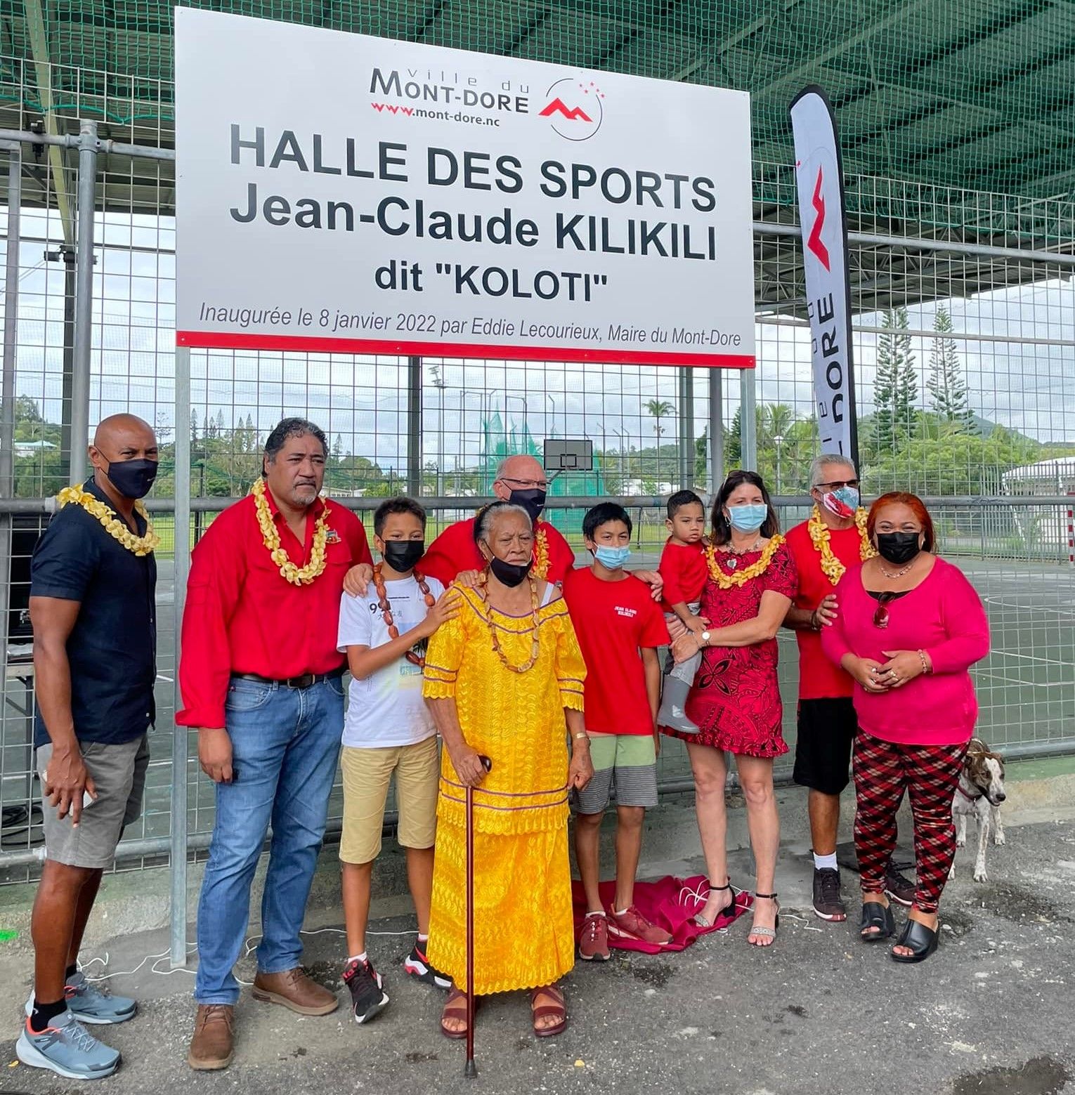 La halle des sports de Boulari s'appelle désormais Jean-Claude Kilikili. 