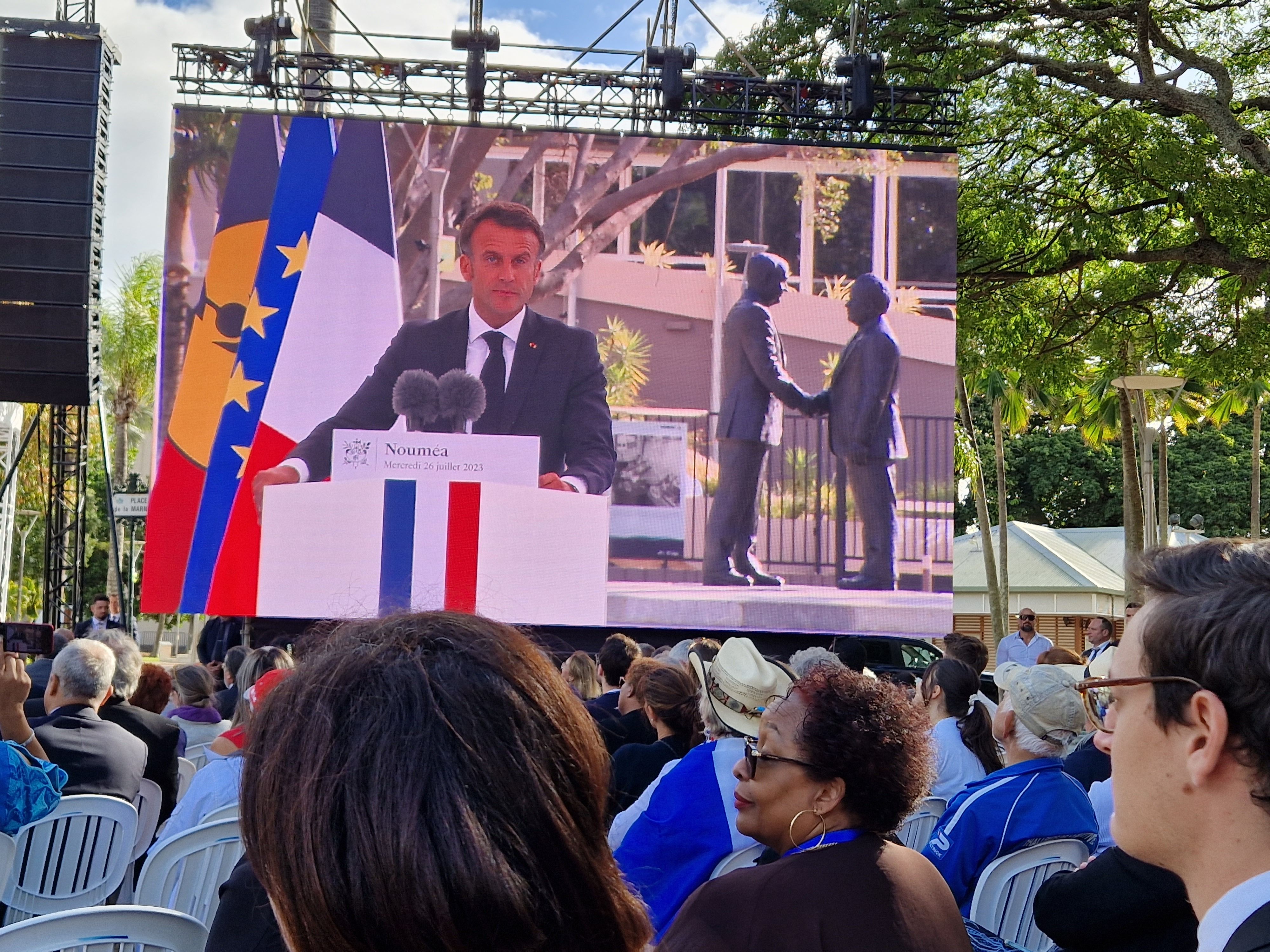 "La Nouvelle-Calédonie est française parce qu'elle a choisi de rester française" 