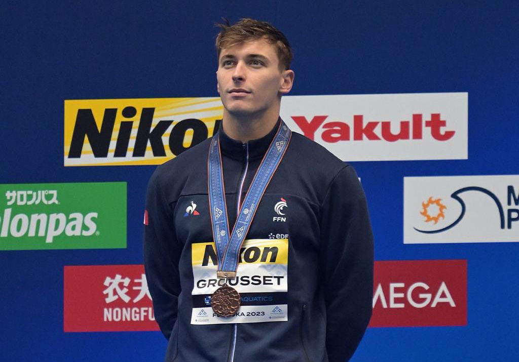 Mondiaux : Maxime Grousset 3ème sur le 100m nage libre