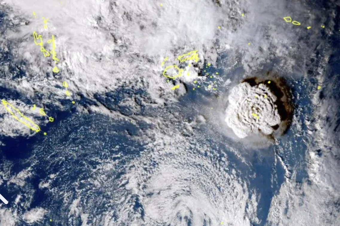 Eruption Tonga : 500 fois la bombe atomique 