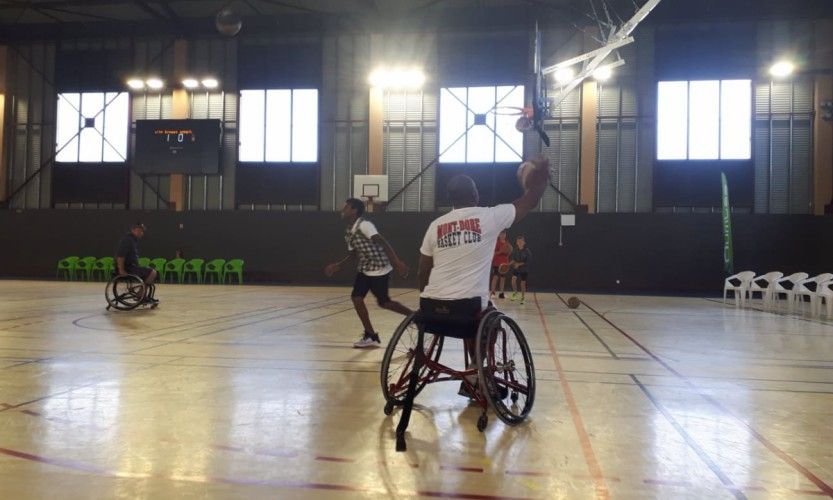 Belle journée pour le Handi-basket!