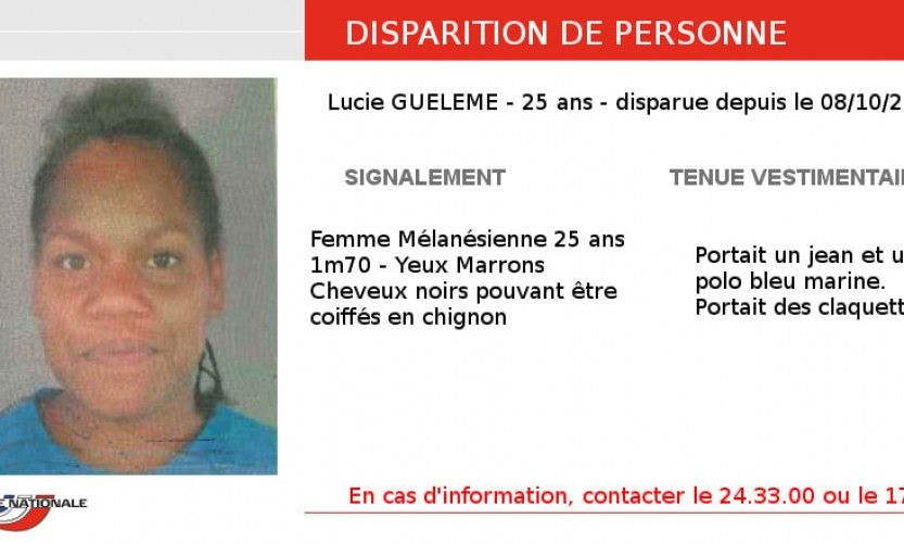 Disparition inquiétante à Nouméa