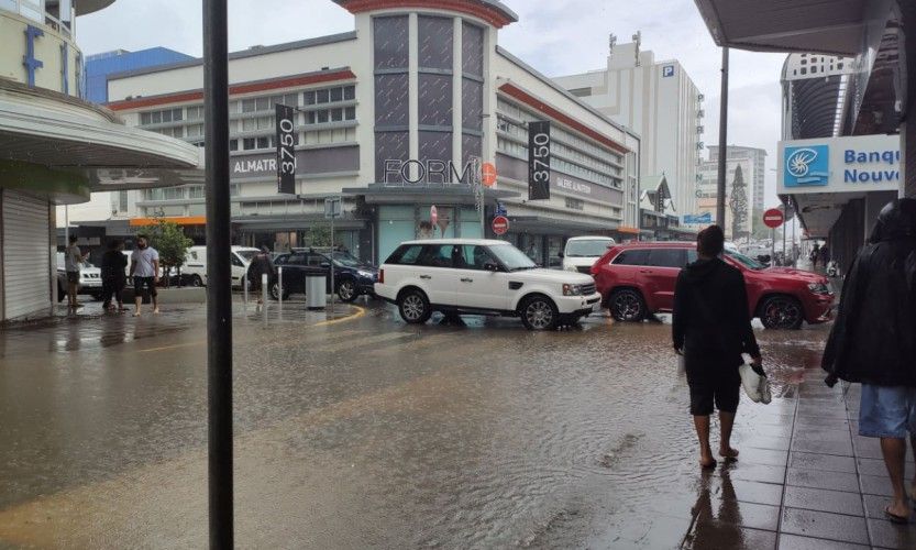 Inondations à Nouméa ce matin