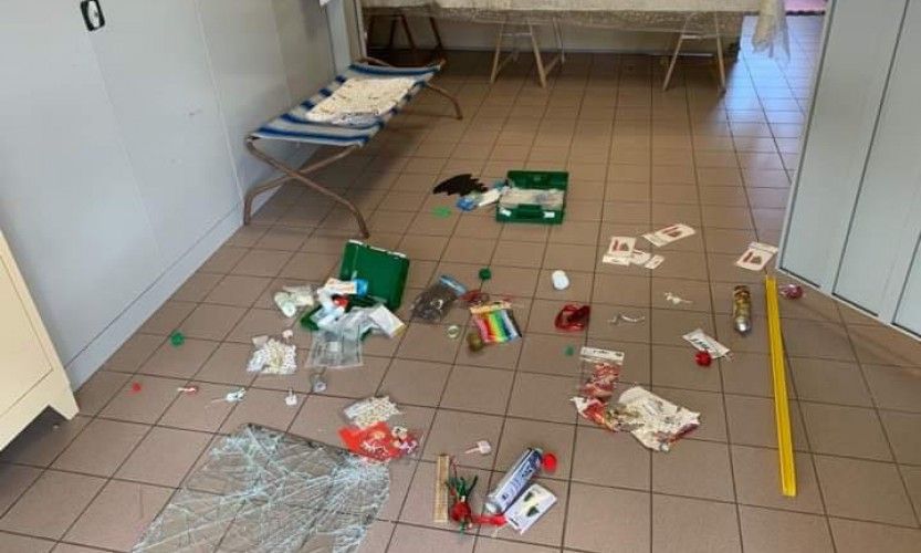 L'école Albert Perraud, vandalisée