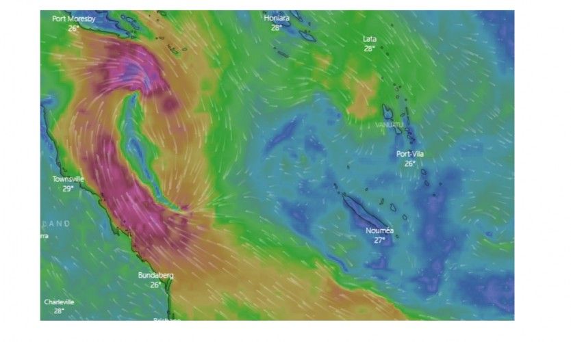 La pré-alerte cyclonique déclenchée