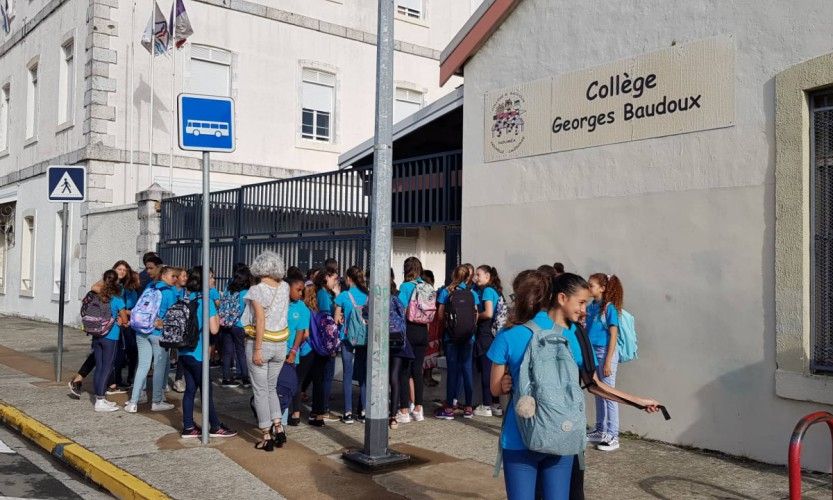 La rentrée au collège Baudoux