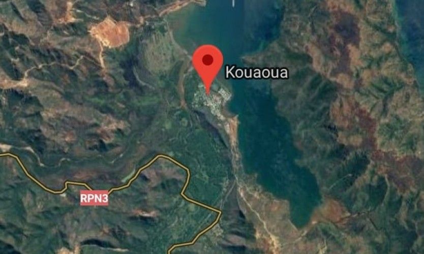 La serpentine de Kouaoua incendiée