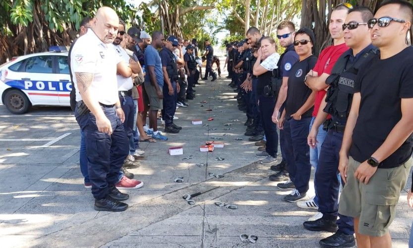 Les policiers mobilisés à Nouméa