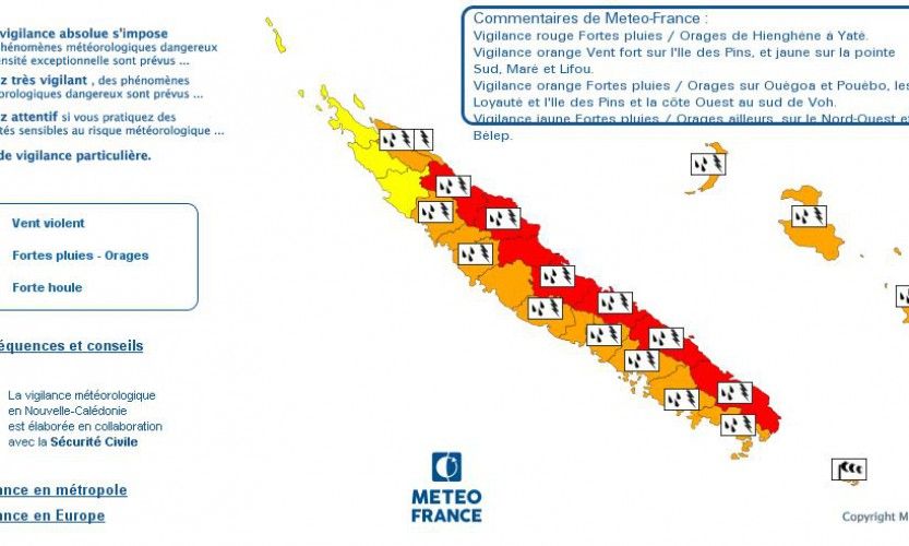 Météo Plan ORSEC déclenché