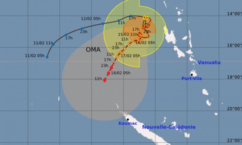 Oma : Pré-alerte cyclonique à 18h