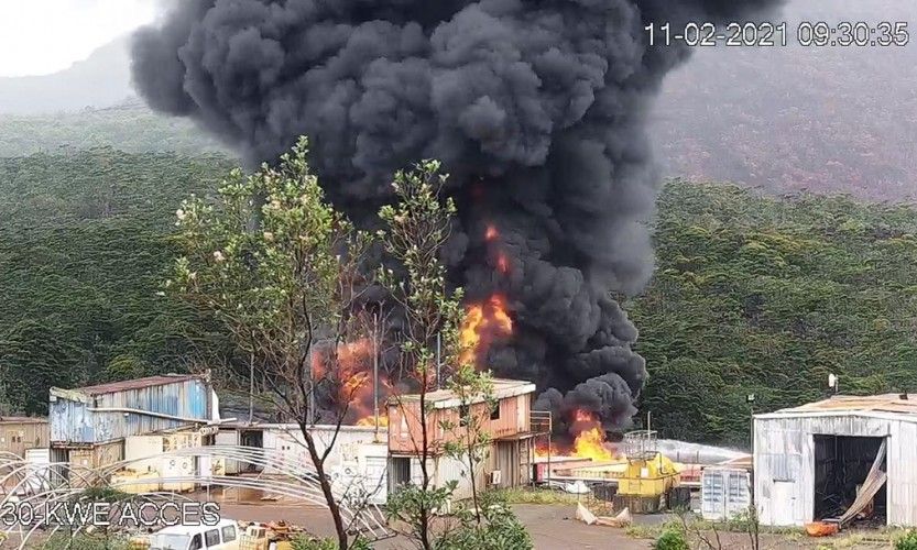 Photos. Journée de violences à Goro