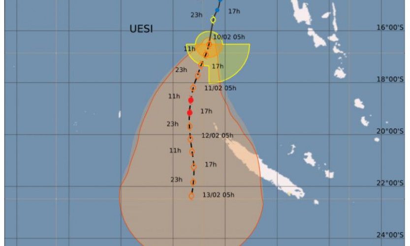 Pré-alerte cyclonique déclenchée