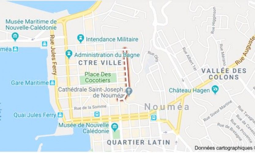 Rupture de canalisation à Nouméa