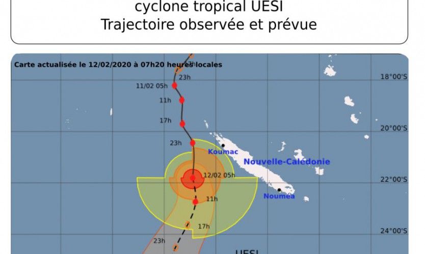 Uesi. Pas de dégâts importants