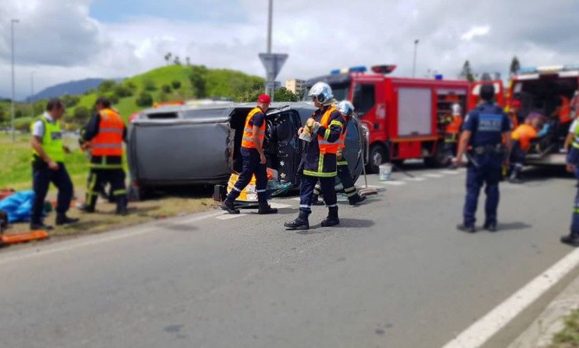 Un accident à Rivière-Salée