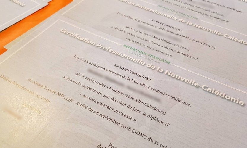 Un nouveau diplôme calédonien