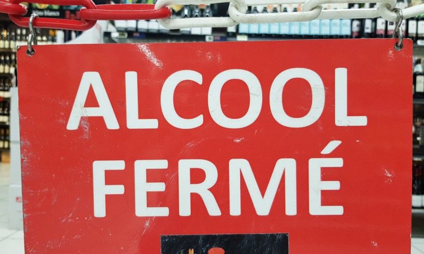 Vente d'alcool interdite ce weekend