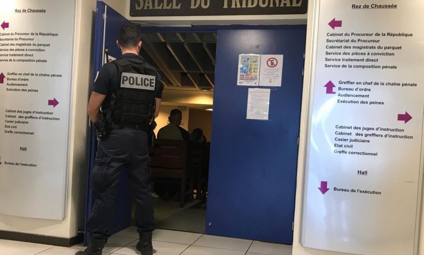 Violence sur policier. Prison ferme